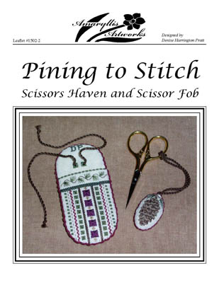 Pining To Stitch Scissor Haven and Fob